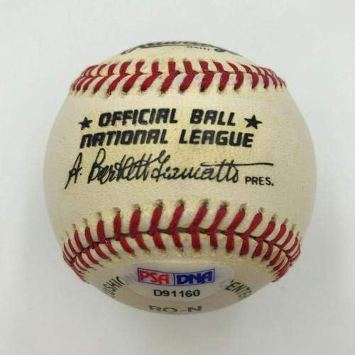 Lijep Bill Terry Hof 1930 .401 Ave za udaranje potpisano upisano NL bejzbol PSA DNA - Autografirani bejzbols