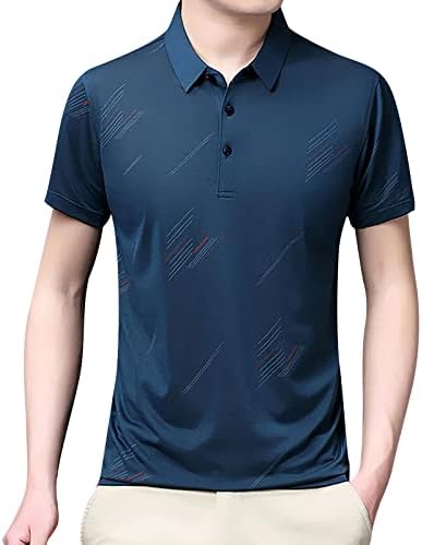 2023. Nova muška modna majica ležerna košulja s kratkim rukavima Boja Boja Blok pamučnog gornjeg kostura duboki džep