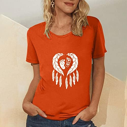 Love Love Lover Grafičke košulje za žene Ljetne jesenske kratke rukav ručak kawaii vrhovi majice dame 2023 89