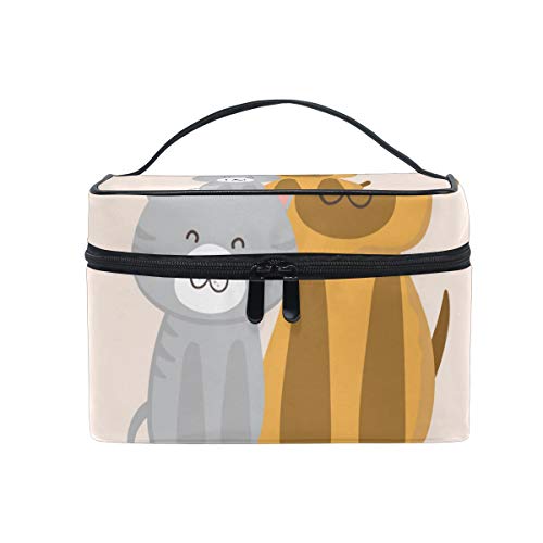 Prijenosni crtani pas mačji putopis kozmetičke torbe za šminkanje torbe za šminku kućišta Vlaka toaletna torba s velikim kapacitetom