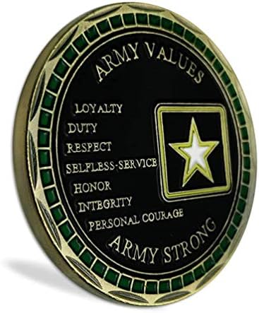 Američka vojska cijeni vojne kovanice Vojnik Creed Challenge Coin
