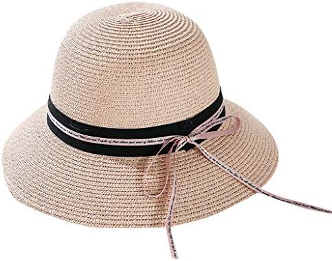 Ženski fleksibilni Šeširi za sunčanje širokog oboda podesivi sklopivi putni slamnati šešir jednobojni vanjski slamnati šeširi za zaštitu