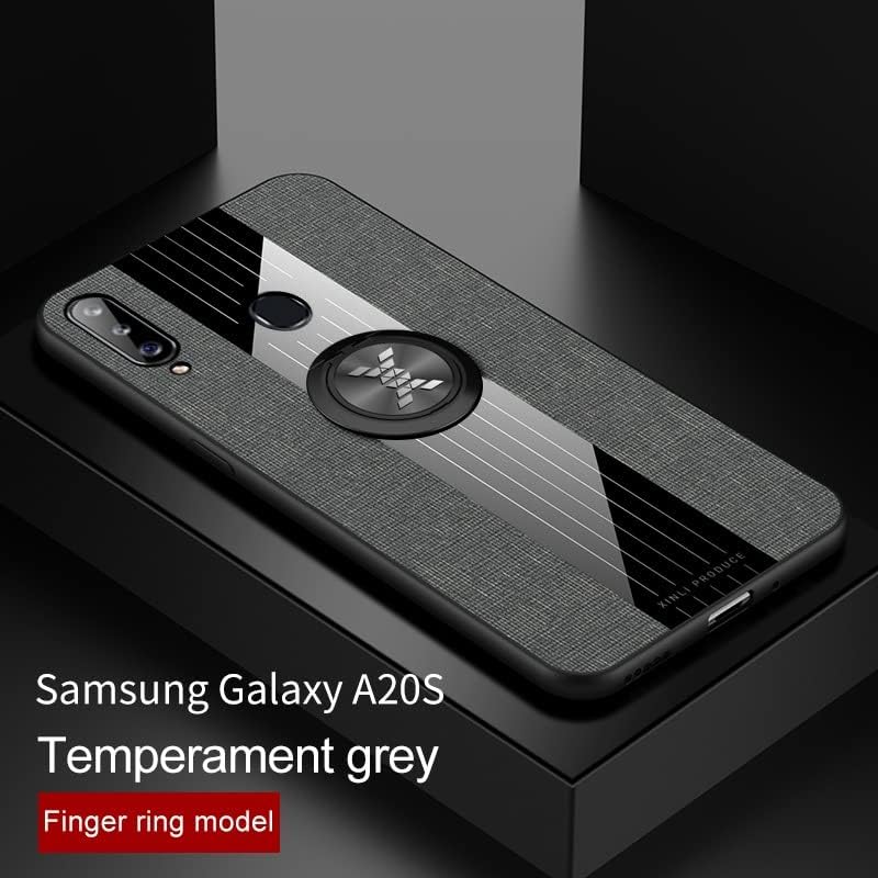 Kućište mobitela kompatibilno sa futrolom Samsung Galaxy A20S, s magnetskim kućištem od 360 °, multifunkcionalnim futrolom od tkanine