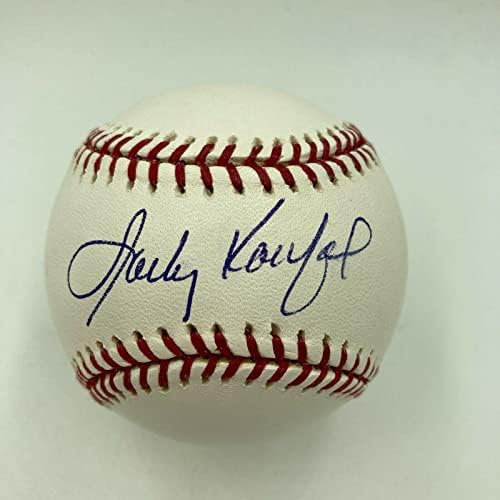 Prekrasna Sandy Koufax potpisala je službeni bejzbol baseball JSA Coa - Autografirani bejzbol