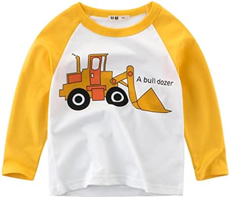 IFotime mališani djeca Dječaci Dječaci Djevojčice automobili tiskaju majice s dugim rukavima majice vrhove odjeće