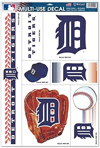 Wincraft MLB Detroit Tigers Ultra naljepnica, 11 x17, boja tima