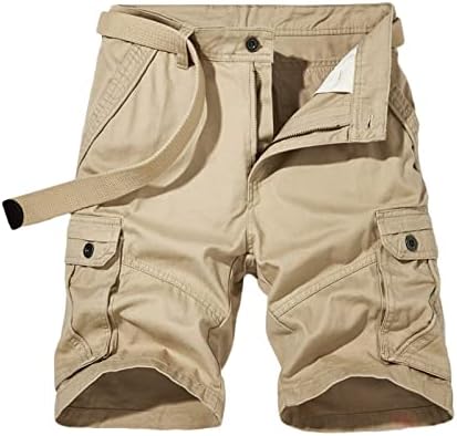 Muške pamučne ravne kratke kratke hlače Classic FIT Golf kratke hlače casual teretni kratke hlače na otvorenom hoda pješačenje s multi