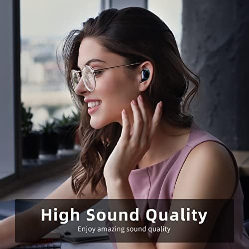 ZIVSIVC Bluetooth Earbuds, IPX7 Vodootporni Bluetooth 5.1 STERE SUREPONE, bežični uši, u ušnim slušalicama, Premium Deep Bass slušalice,
