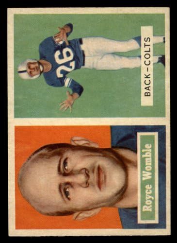 1957. Topps 86 Royce Womble Baltimore Colts NM Colts Sjeverni Texas