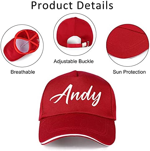 Personalizirana bejzbolska kapa, Podesiva Uniseks bejzbolska kapa s prilagođenim tekstom / imenom ili logotipom za muškarce i žene