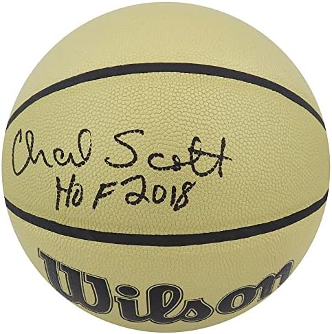 Charlie Scott potpisao je Wilson Gold NBA košarku s HOF -om 2018 - Košarka s autogramima