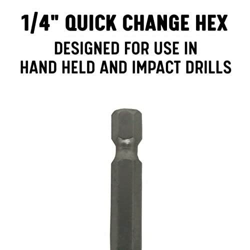 Drill America 29 komada brza promjena kobaltne bušilice set sa šesterokutom u okruglom plastičnom kućištu ,, Cohex Series