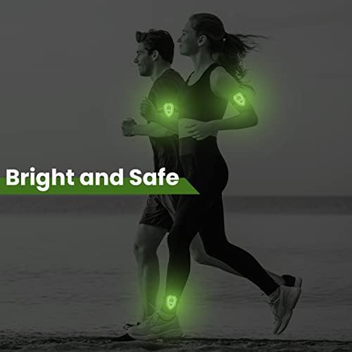 ZLCBBD trkačka svjetla za trkače-reflektirajuća noćna oprema s USB punjivim nošenim LED sigurnosnim svjetlima za trčanje za šetnju