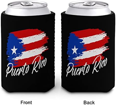 Rukavi za šalice za višekratnu upotrebu sa zastavom Portorika, izolirani držač za čaše za hladnu ledenu kavu sa slatkim uzorkom za