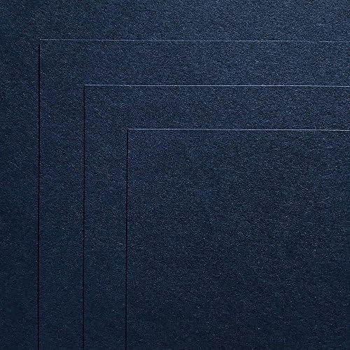 NightShift plavo/tamno plavi karton papir - 12 x 12 inčni premium 100 lb. Poklopac od - 25 listova iz skladišta Cardstock