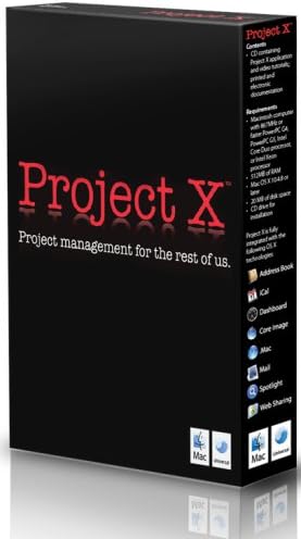 Projekt X, softver za upravljanje projektima