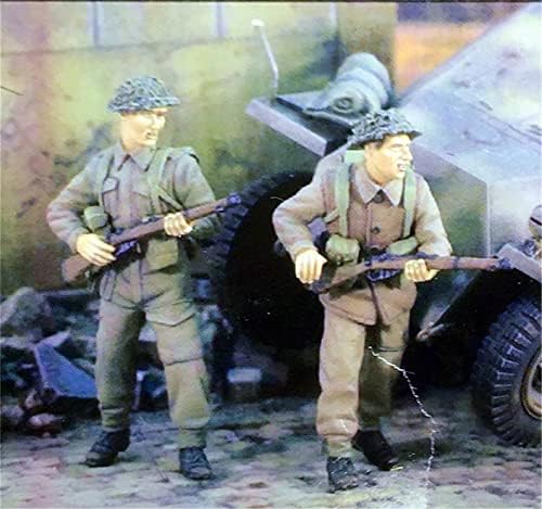1/35. Vojnici iz Drugog svjetskog rata borbeni smola Figura Kit Minijaturni dijelovi smole // i9jh-2
