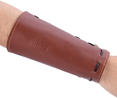 Zaštita ruku za streličarstvo Kožna tradicionalna Zaštita za streličarstvo kožna Antikna narukvica za zaštitu streličarstva