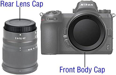Nikon Z50 Z30 Z9 Z9 Z6 Z7 Z5 Z FC prednji poklopac kapice i poklopac za stražnje leće FOT za Nikon Z Mount za ZFC Z9 Z7 II Z7II Z6