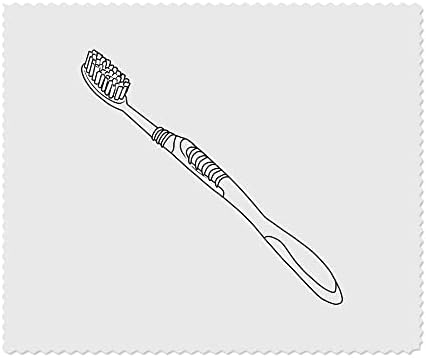 Azeeda 2 x 'četkica za zube' Objektiv/naočale za čišćenje krpa