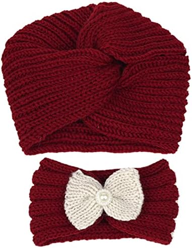 Majčića šešir djevojčice vintage kape za lubanje vanjske odjeće pribor za glavu mekana topli zima modni odjevni kape