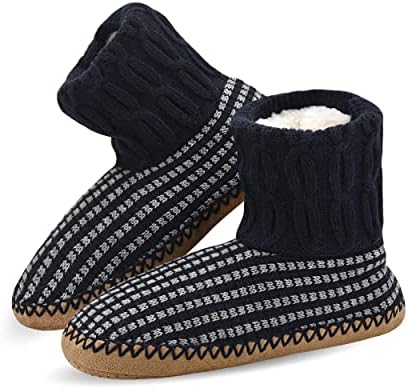 Čarape za papuče u A-listi, mekane udobne debele kućne čarape za gležnjače s protukliznim potplatom za muškarce