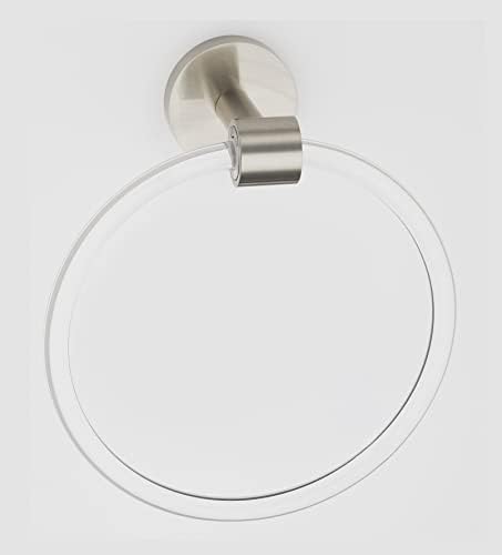 Alno A7240-PB Suvremeni akrilni prsten s ručnikom promjera 6 inča