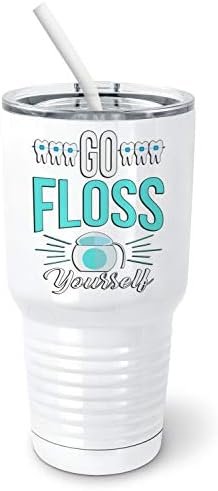 & - Čaša za oralnu higijenu s kliznim poklopcem koji se ne izlijeva i silikonskom slamkom