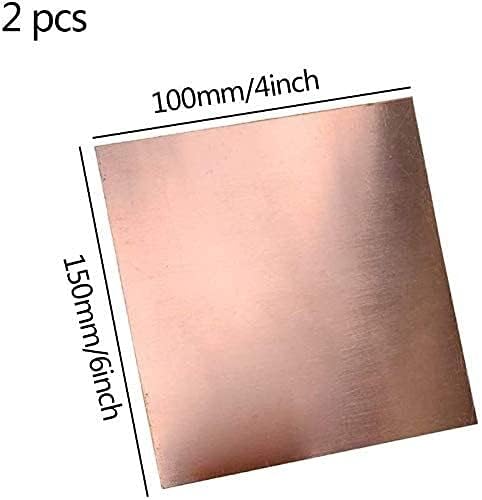 Nianxinn bakreni lim folija bakreni list mesing metalni tanki list, percizijski metali za DIY eksperimentalni lim ploče s pločama