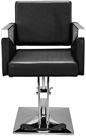 Walnut Square brijač stolica kozmetička oprema Pvc kože crno jednostavno sastavljanje čisto 74x60x90/105cm