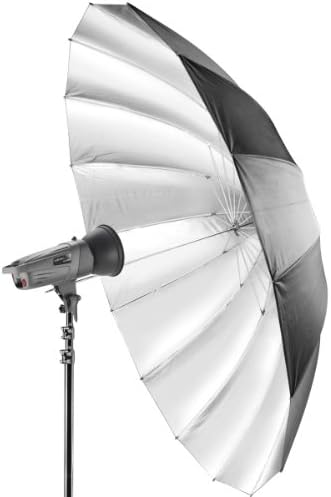 WALIMEX Pro refleksni kišobran, promjer 180 cm, crno/srebro