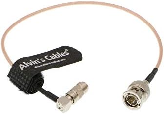Alvinovi kablovi Blackmagic DIN 1.0/2.3 Pravi kut do BNC mužjaka 75OHM RG179 HD SDI kabel 1M