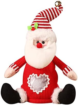 Božićni ukrasi pletena Plišana torba za lutke torba za slatkiše za Badnjak Božićni pokloni za žene