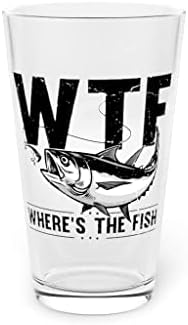 Čaša piva Pinta 16 oz novost ribolov koćarenje ribar ribolov morski plodovi ljubitelj zabavnog lova 16 oz