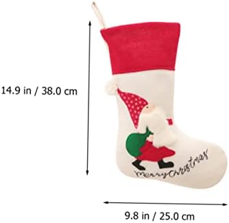 Abaodam 1pc božićni ukras za rođenje za djecu za djecu Djed Mraz ukrasi Djeca Djeca Santa čarapa Xmas čarape punila Xmas poklon vrećice