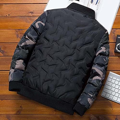 Muška moda jednostavna kamuflažna boja podudaranje džepnog džempera s patentnim zatvaračem s patentnim zatvaračem željezna zupčanika