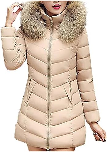 Minge tunika Puffer jakna za žene casual dugih rukava aktivna zimska kornjača pufflena jakna mekana čvrsta patentna vrata poliester