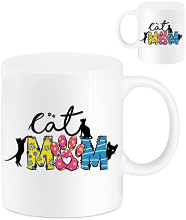 Tematska šalica za mačke, smiješne šalice za kavu za žene, Slatke šalice za kavu, keramičke šalice, šalice za kavu od 11 oz, Pokloni