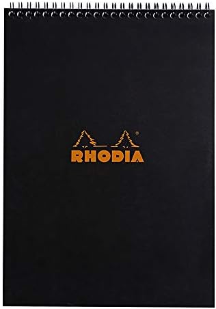 Rhodia Wirebound Notepad, A5, obložen - narančasta