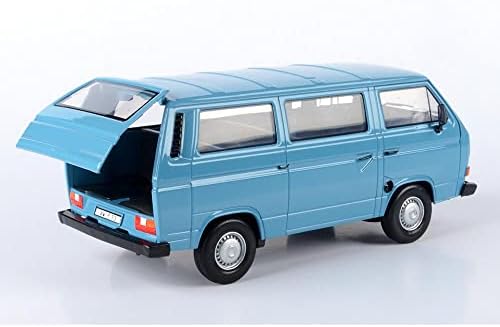 VW Type 2 Van Blue bezvremenske legende serije 1/24 Diecast Model Car by Motormax 79376