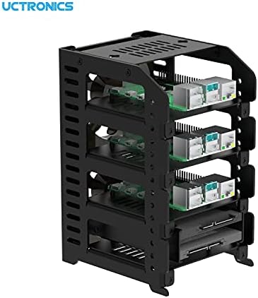 Uctronics SSD osnovna ploča za Raspberry Pi klaster, podržava 2 jedinice 2,5 ”čvrstih pogona