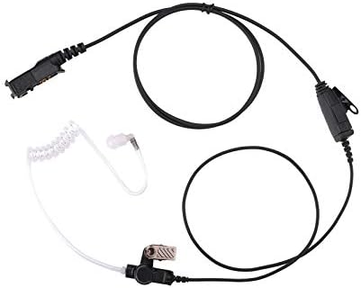 Slušalica AIRSN za voki toki Motorola XPR3300e XPR3500e XPR3300 XPR3500 s mikrofonom i single-wire zvučnički cijevi PRITISNI za razgovor,