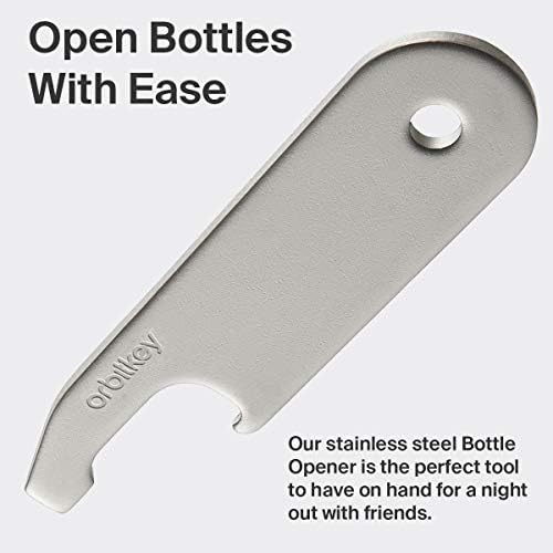 OrbitKey kožni organizator ključeva Espresso s smeđim šavovima za ušivanje otvarač za otvarač za organizator ključeva i prsten za ključeve