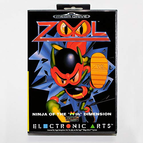 Romgame Zool 16 -bitni sega MD kartica s maloprodajnim kutijama za Sega Mega Drive for Genesis