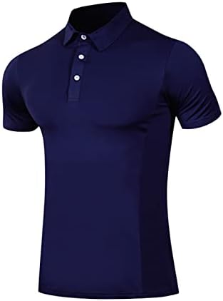 Beotyshow muški rastezanje atletskih polo majica vitka opremljena kratki/dugi rukav mišićne majice sportski golf polo