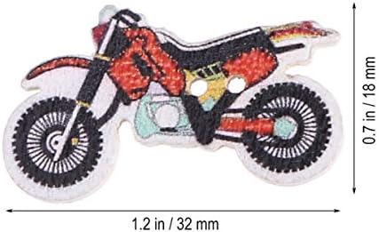 Healifty 50pcs drveni gumbi Ukrasni motocikl obojeni fino-ist gumbi Učvršćivač za kape za sacrade