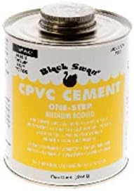 FixTudisSplays® CPVC cement jedan korak - srednje tijelo 1 qt. Svaki 07226-blackswan-12pk-npf
