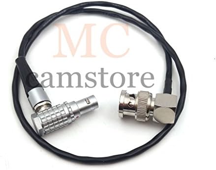 McCamstore BNC do pravog kuta 5 pin za ARR Mini Timecode kabel 20inch = 50 cm