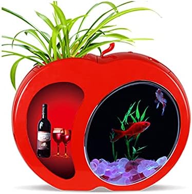 Ekologija mini nano akvarij uredski Akvarij kućna apsorpcija mini akvarija integrirani Filter LED rasvjetni sustav 4,5 l