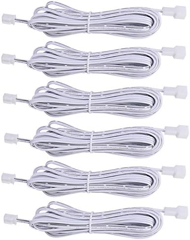Aiboo produžni kabeli 9,84ft LED pod ormarićima rasvjeta paka, 2-pinski muški i ženski kabel kabela za produženje kabela za svjetla